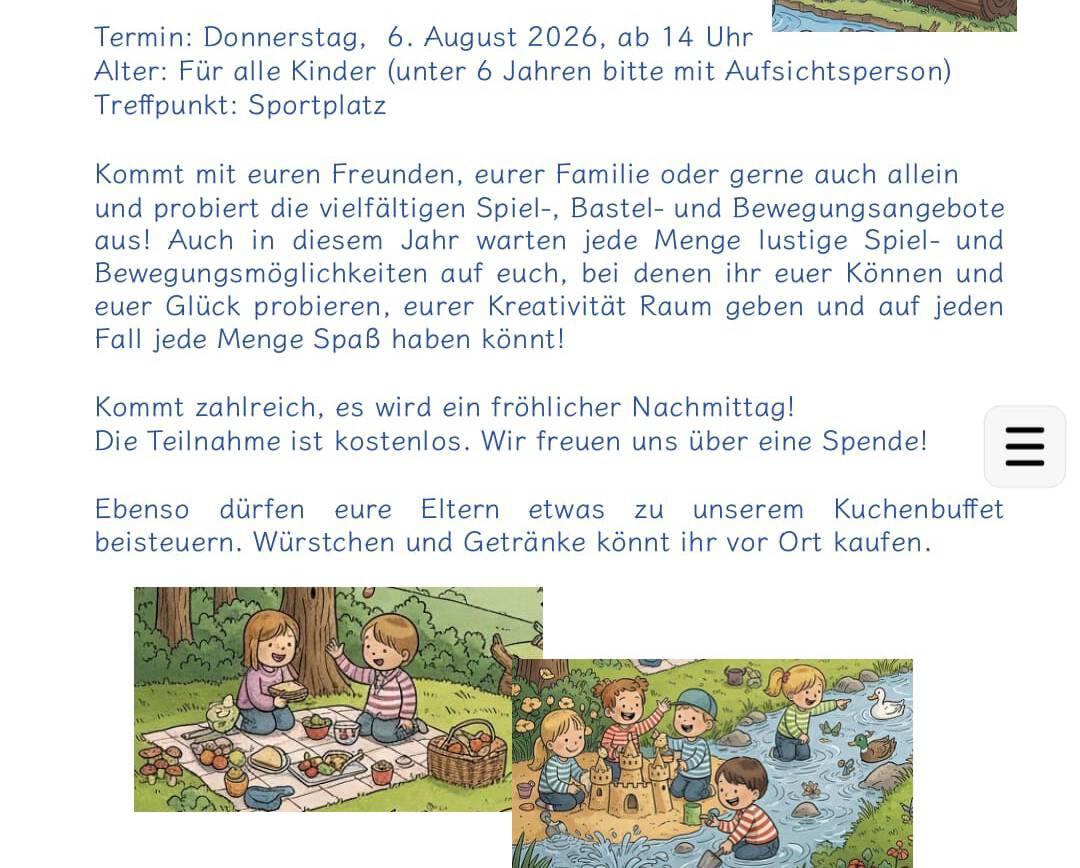 Bausendorf spielt